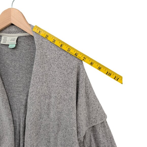 Saturday Sunday Anthropologie Open Cardigan Womens Grey Long Sleeve Sweater Sz S - Picture 8 of 9
